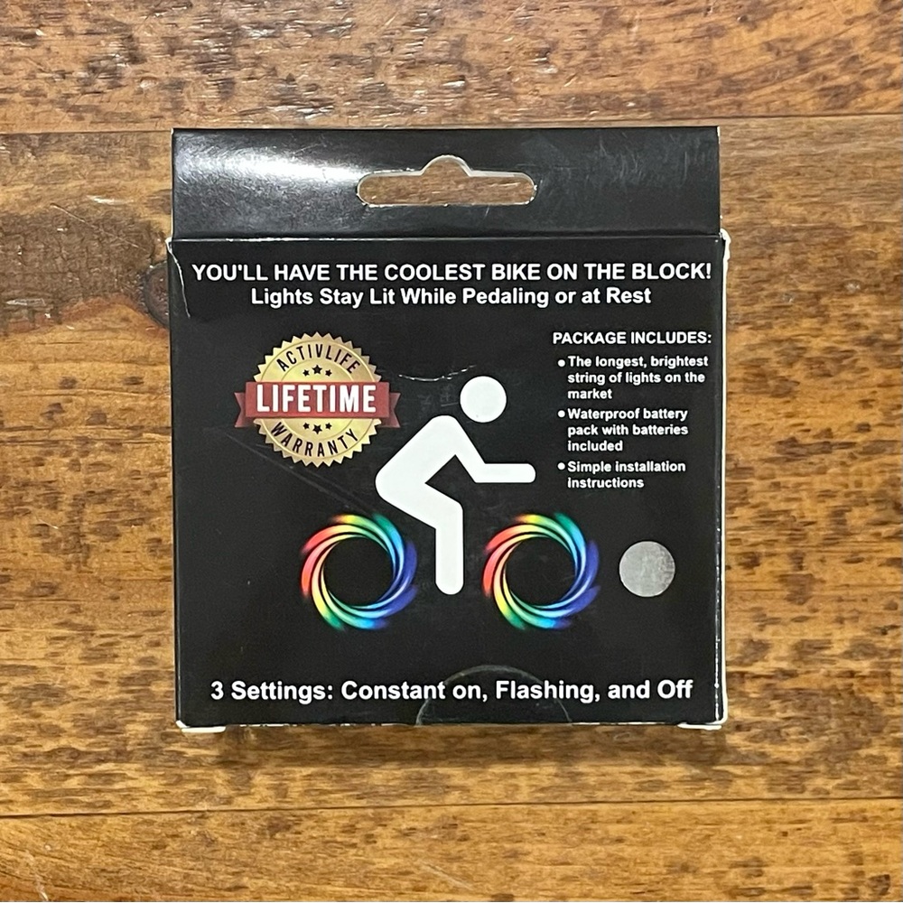 Red LED Bike Lights - Picture 2 of 3